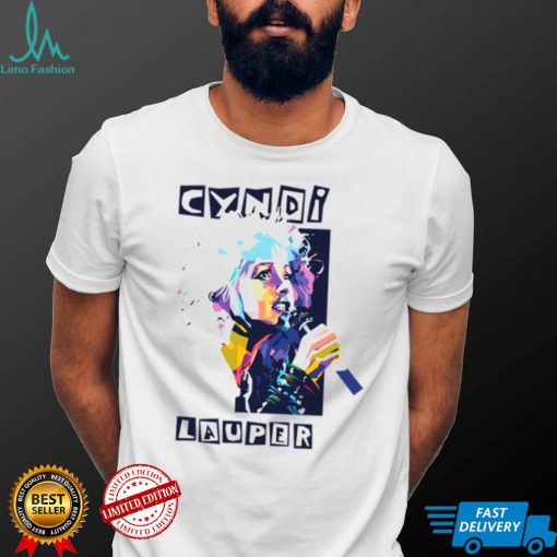 Iconic Singer Graphic Cyndi Lauper shirt