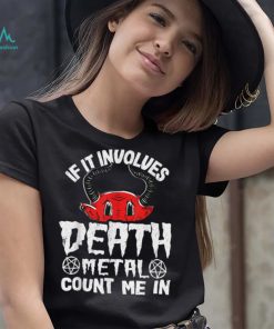 If It Involves Death Metal Count Me In Kids Rainbow Satan T Shirt