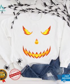 Jack O Lantern Scary Carved Pumpkin Face Halloween Costume T Shirt