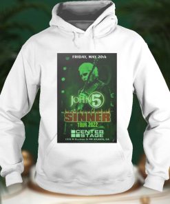 John 5 Sinner Tour Live At Center Stage Atlanta GA Event Shirt