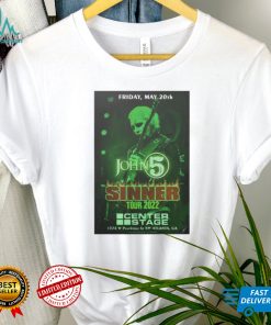 John 5 Sinner Tour Live At Center Stage Atlanta GA Event Shirt