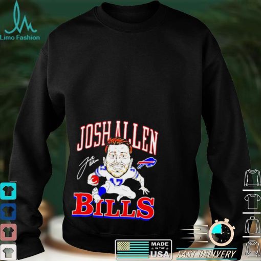 Josh Allen Buffalo Bill signature 2022 chibi shirt