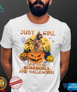 Just a Girl who loves Boerboel and Halloween Tee T Shirt