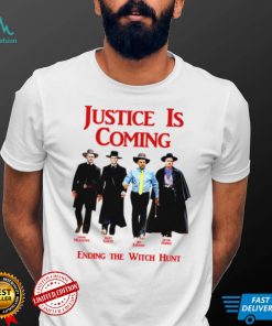 Justice Is Coming Ending The Witch Hunt Jim Jordan Others Matt Gaetz shirt