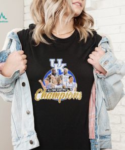 Kentucky Wildcats All time Starting 5 Champions Signatures Shirt