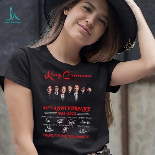 King Crimson 54th Anniversary 1968 2022 Thank You For The Memories Signatures Unisex T Shirt