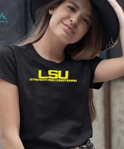 LSU strength and conditioning T shirt