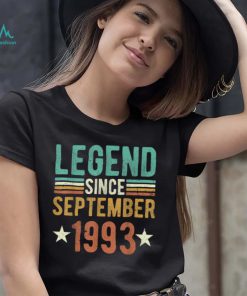 Legend Since September 1993 shirt, 29 Years Old 29th tee T Shirt