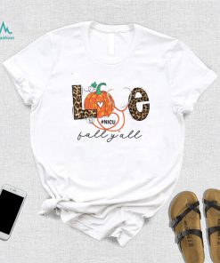 Leopard Love Fall Y'all NICU Nurse Pumpkin Halloween outfit T Shirt