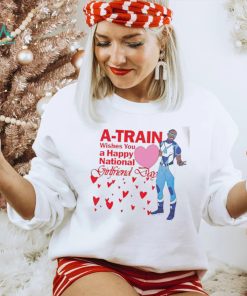 Lucca A train wishes you a happy national Girlfriend Day heart shirt