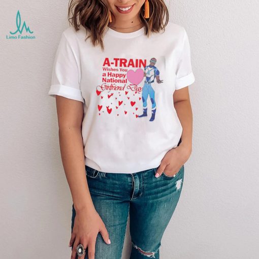 Lucca A train wishes you a happy national Girlfriend Day heart shirt