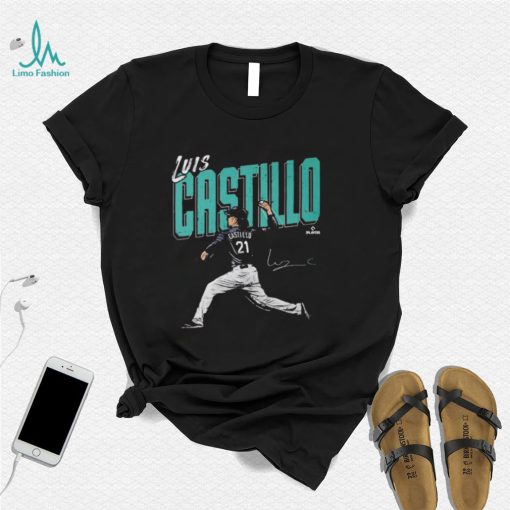 Luis Castillo Shirt Seattle Baseball Chisel Signature Shirt