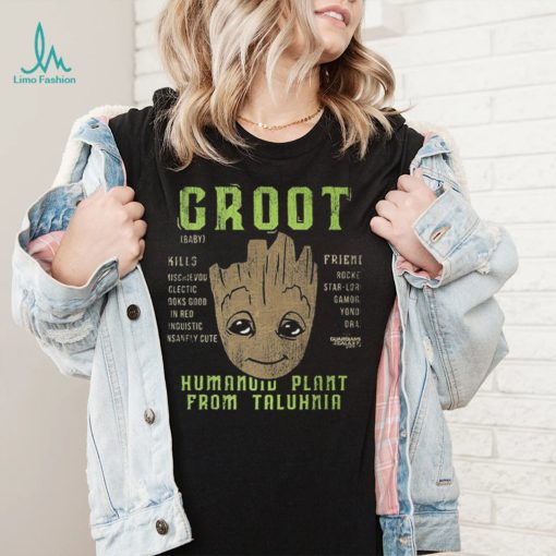 Marvel Guardians Of Galaxy 2 Groot Skills T Shirt