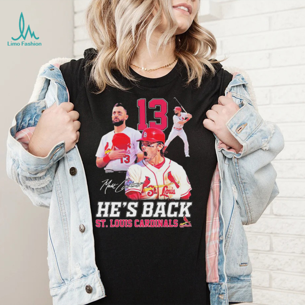 Matt Carpenter St Louis Cardinals He’s Back Signatures Shirt