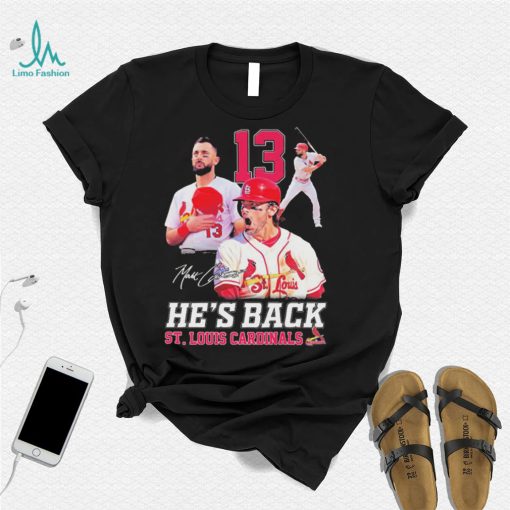 Matt Carpenter St Louis Cardinals He’s Back Signatures Shirt