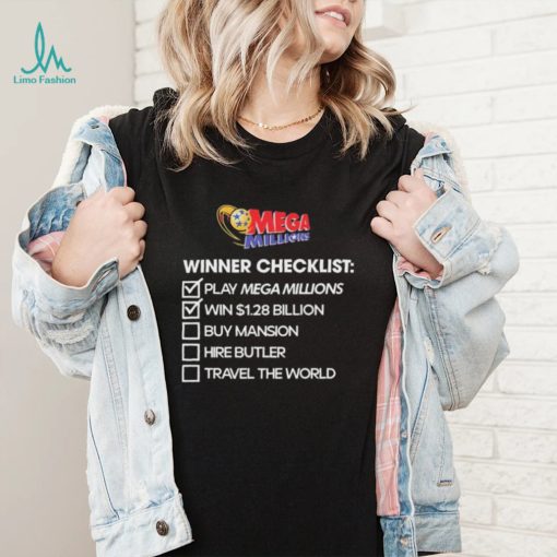 Mega Millions Winner Checklist Shirt