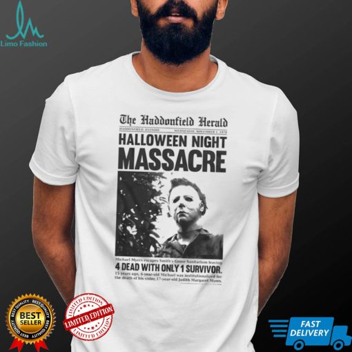 Michael Myers Headline Halloween 80s 90s Horror shirt