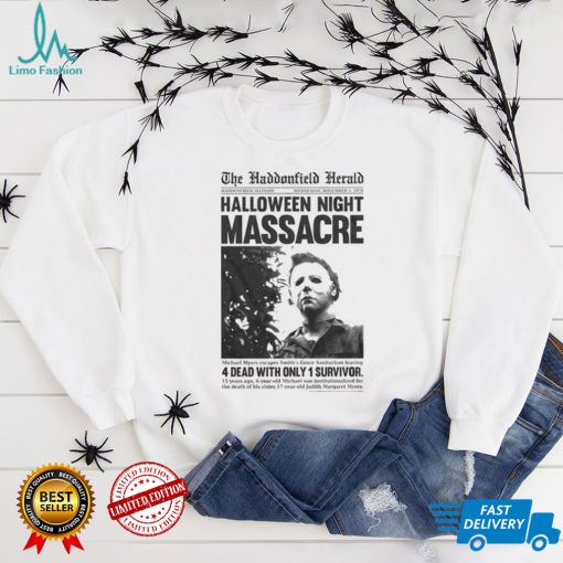 Michael Myers Headline Halloween 80s 90s Horror shirt