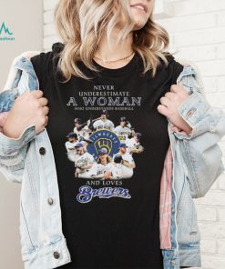Milwaukee Brewers Never Underestimate A Who Man Who Understands Baseball And Loves Brewers Signatures Shirt