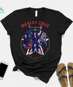 Mötley Crüe The Stadium Tour Boston Poster Event T Shirt