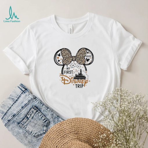 My First Disney Trip Mickey Mouse Disney World leopard Shirt
