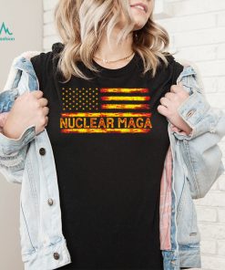 Nuclear Maga USA flag T Shirt