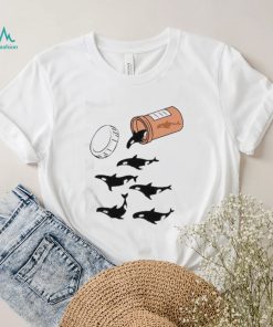 Orcas are anti depressants jar and many killer whales t shirt