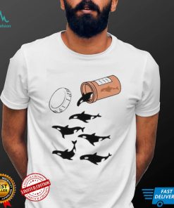 Orcas are anti depressants jar and many killer whales t shirt