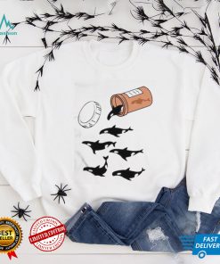 Orcas are anti depressants jar and many killer whales t shirt