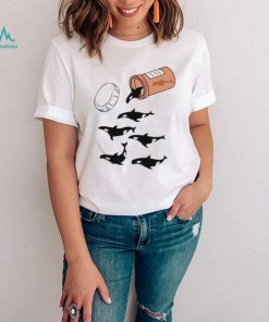 Orcas are anti depressants jar and many killer whales t shirt