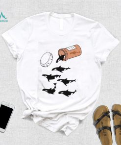 Orcas are anti depressants jar and many killer whales t shirt