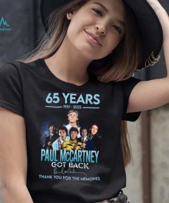 Paul McCartney Got Back Signature 2022 Unisex T Shirt