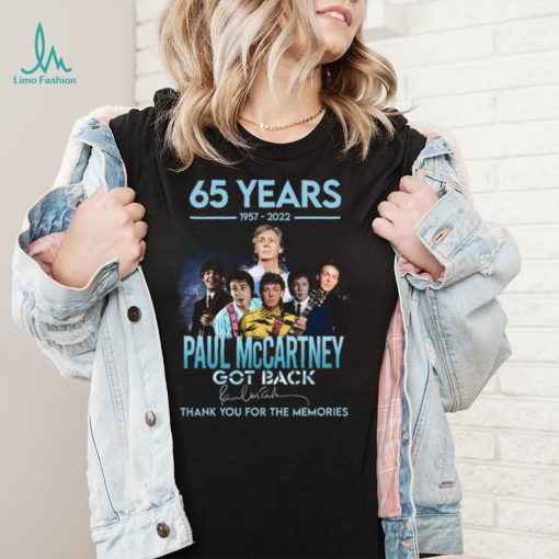 Paul McCartney Got Back Signature 2022 Unisex T Shirt