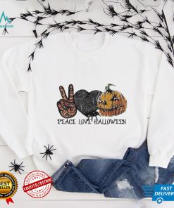 Peace Love Halloween Halloween Shirt