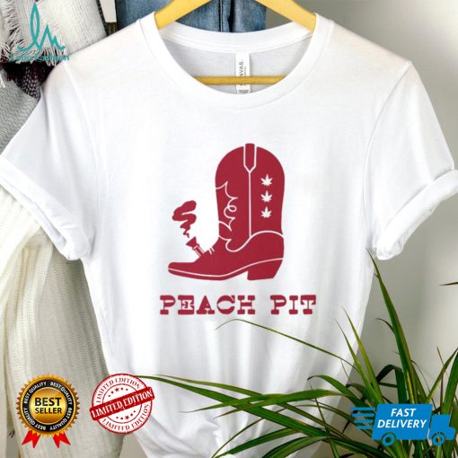 Peach Pit Merch Boot Bong Shirt