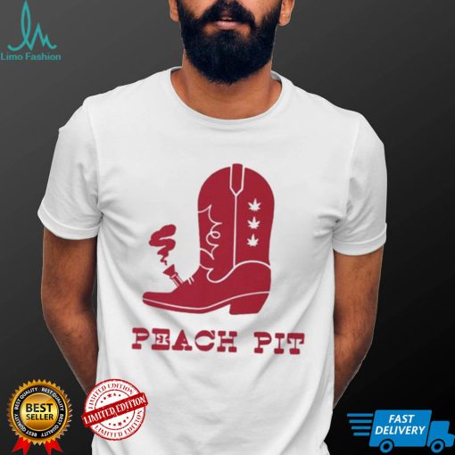 Peach Pit Merch Boot Bong Shirt