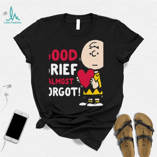 Peanuts Valentines Charlie Brown Good Grief Shirt