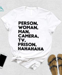 Person, Woman, Man, Camera, TV, Prison, Hahaha Funny Humor T Shirt