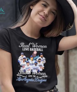 Real Women Love Baseball Smart Women Love The Los Angeles Dodgers 2022 Signatures Shirt