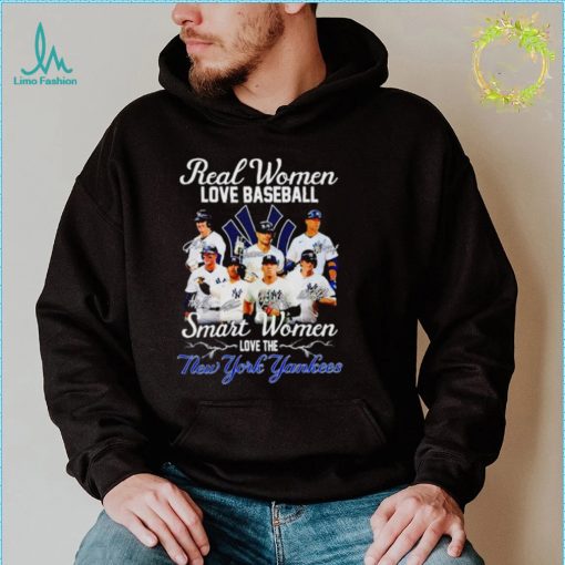 Real women love baseball smart women love the New York Yankees T shirt