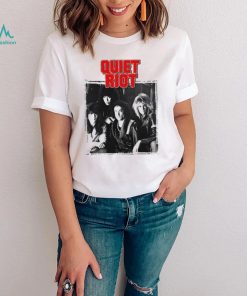 Retro Black And White Art Quiet Quiet Riot Band Unisex T Shirt