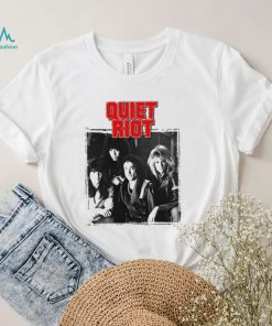 Retro Black And White Art Quiet Quiet Riot Band Unisex T Shirt