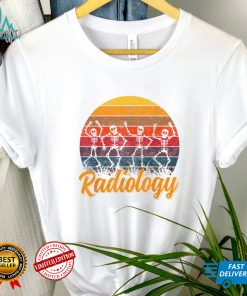 Retro Vinitage Dancing Skeleton Radiology Technician T Shirt