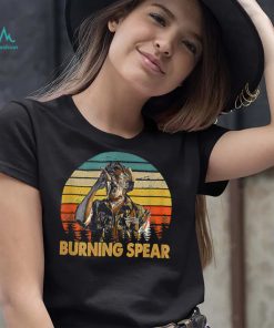 Retro Vintage Burning Art Spear Music Jamaican Singers T Shirt