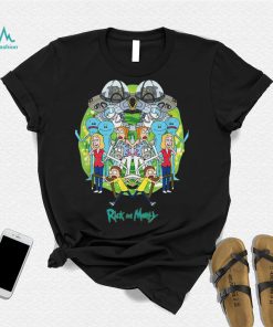 Rick And Morty Shirt Mirrored Cast