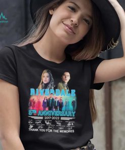 Riverdale 5th Anniversary 2017 2022 Thank You For The Memories Signature Shirt
