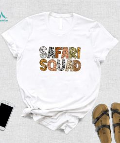 Safari Squad Wild Animals Lover T Shirt