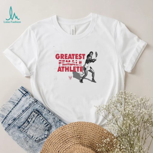 Serena greatest female athlete t shirt