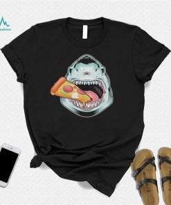 Shark eat pizza shirt