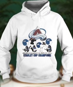 Snoopy And The Peanuts Colorado Avalanche Avc The Cup Champions Shirt